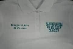 Racing Embroidery